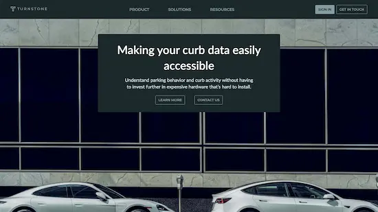 Turnstone Data app homepage